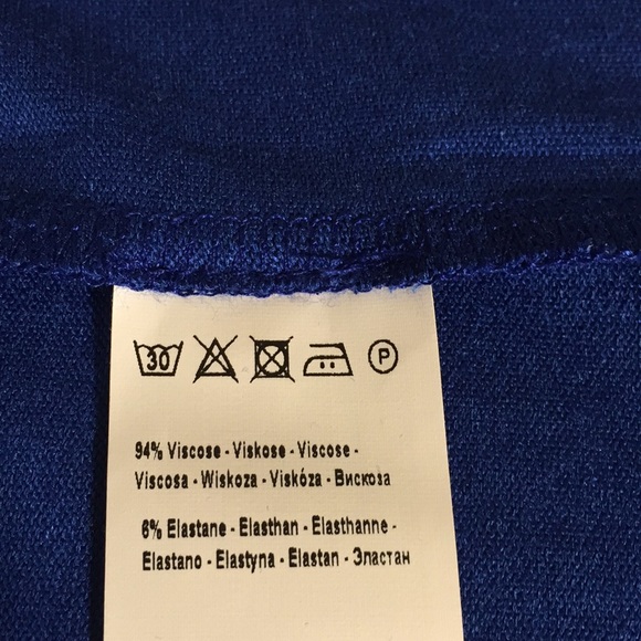 Yest Yessica 80474B Long Cardigan Knit Sweater Strong Blue 10 - Picture 10 of 16